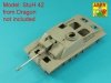 Aber 35l-336 Muzzle brake base barrel for German / lufa bez hamulca do StuG.III, Ausf.G & SyuG.IV tank guns 1/35